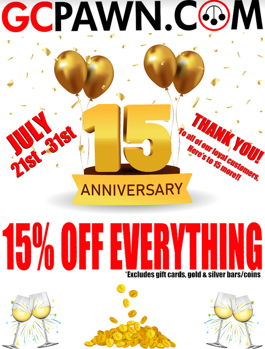Happy 15th Birthday GC Pawn!